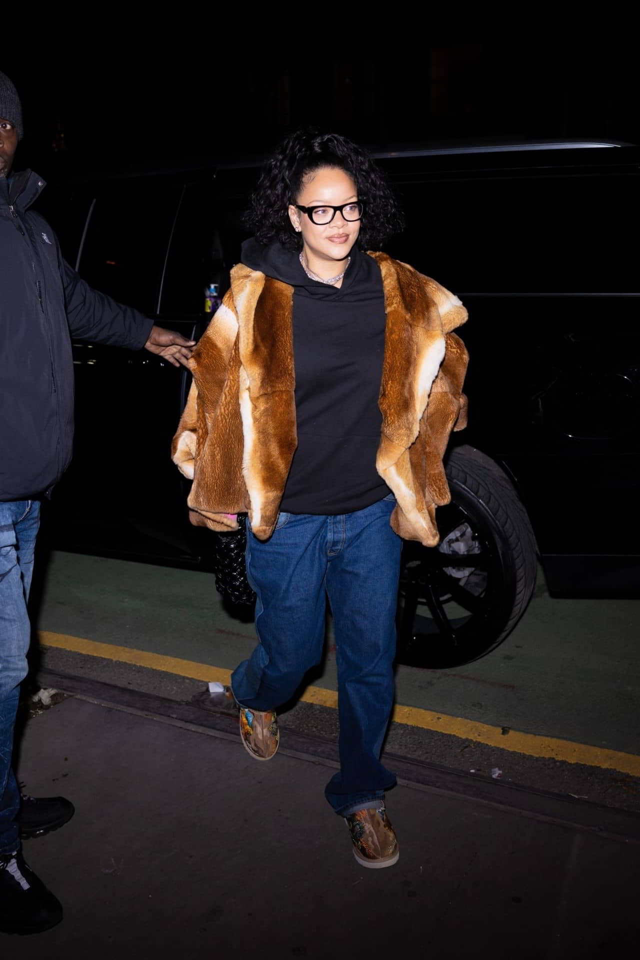 Rihanna Aap Rocky Rock Cozy Yet Chic Date Night In Nyc Blending High Fashion With Comfort 05